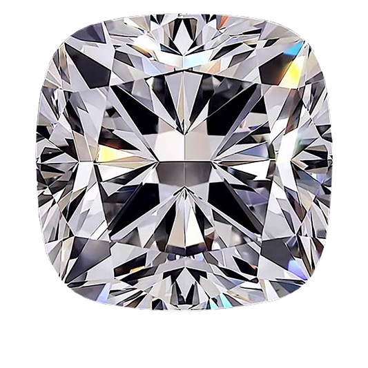 Cushion Cut Moissanite Stone With Certificate Only — D Color VVS1