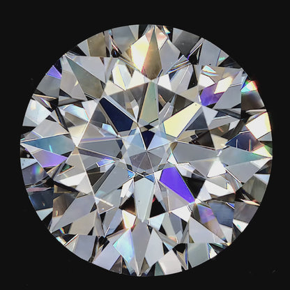 Round Cut Moissanite Stone With Certificate Only — D Color VVS1